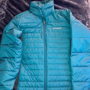Teal Columbia Women’s Down Coat